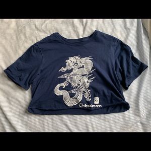 Dragon crop top from San Francisco